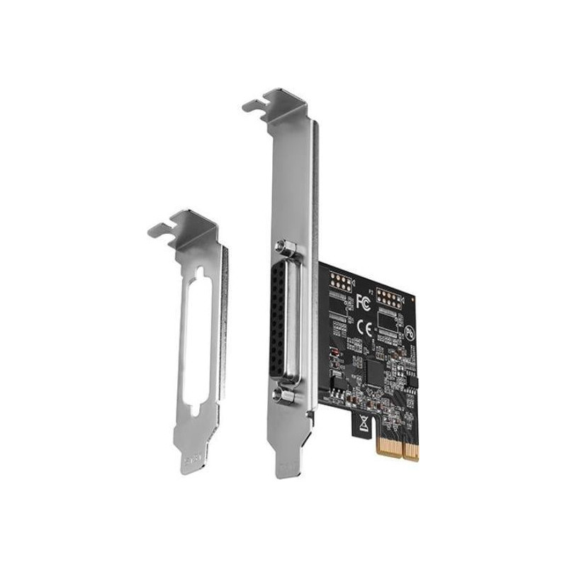 AXAGON PCEA-P1N PCIe-Adapter mit 1x Parallel-Ports - ASIX AX99100 Chipsatz