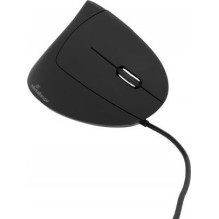 MediaRange Maus USB 2.0 Vertical Rechtshander schwarz