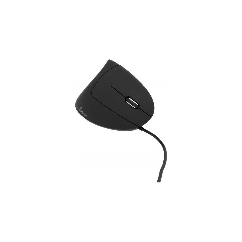 MediaRange Maus USB 2.0 Vertical Rechtshander schwarz