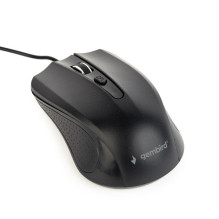 Gembird optical mouse MUS-4B-01 1200 DPI USB Black 1.35m cable length