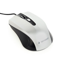 Gembird optical mouse MUS-4B-01-BS 1200 DPI USB Black / silver