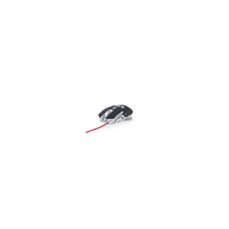 Gembird Programmable gaming mouse black-silver