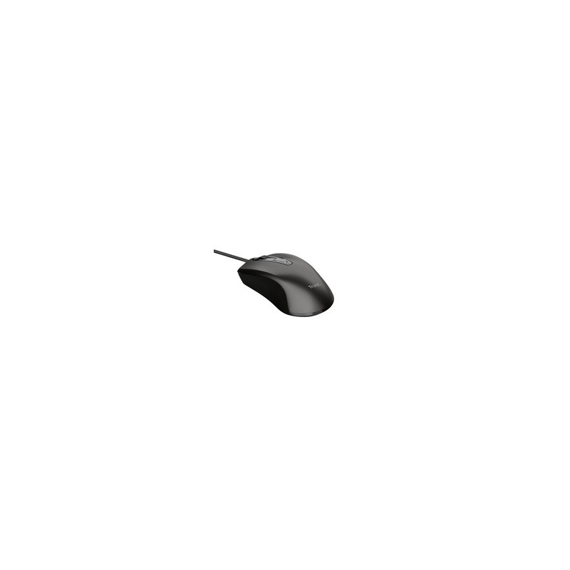 Datorpele Trust Wired Optical Mouse Black 8713439246575
