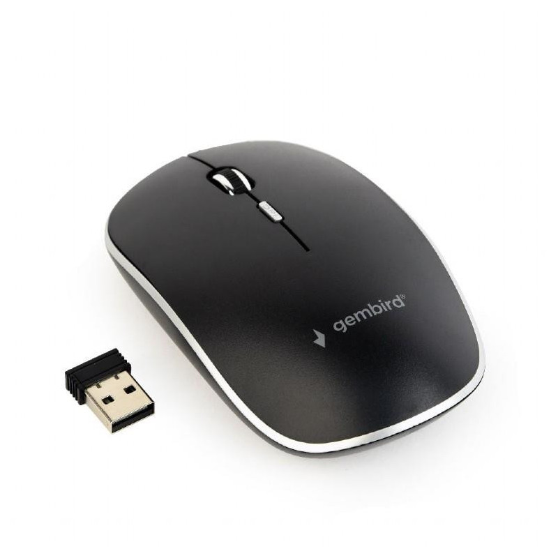 Gembird Wireless optical mouse MUSW-4B-01 1600 DPI nano USB black