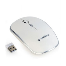 Gembird Wireless optical mouse MUSW-4B-01-W 1600 DPI nano USB white