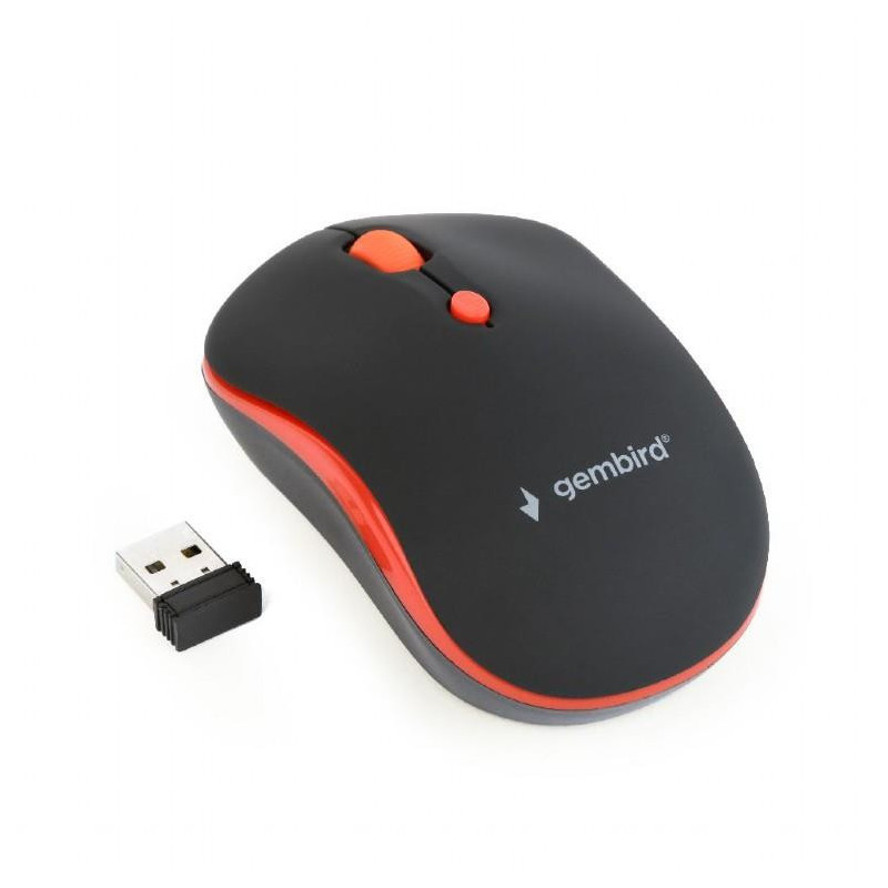 Gembird MUSW-4B-03 Wireless Black / Red
