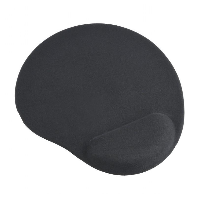 Gembird Gel mouse pad with wrist support Black 240 x 220 x 4 mm