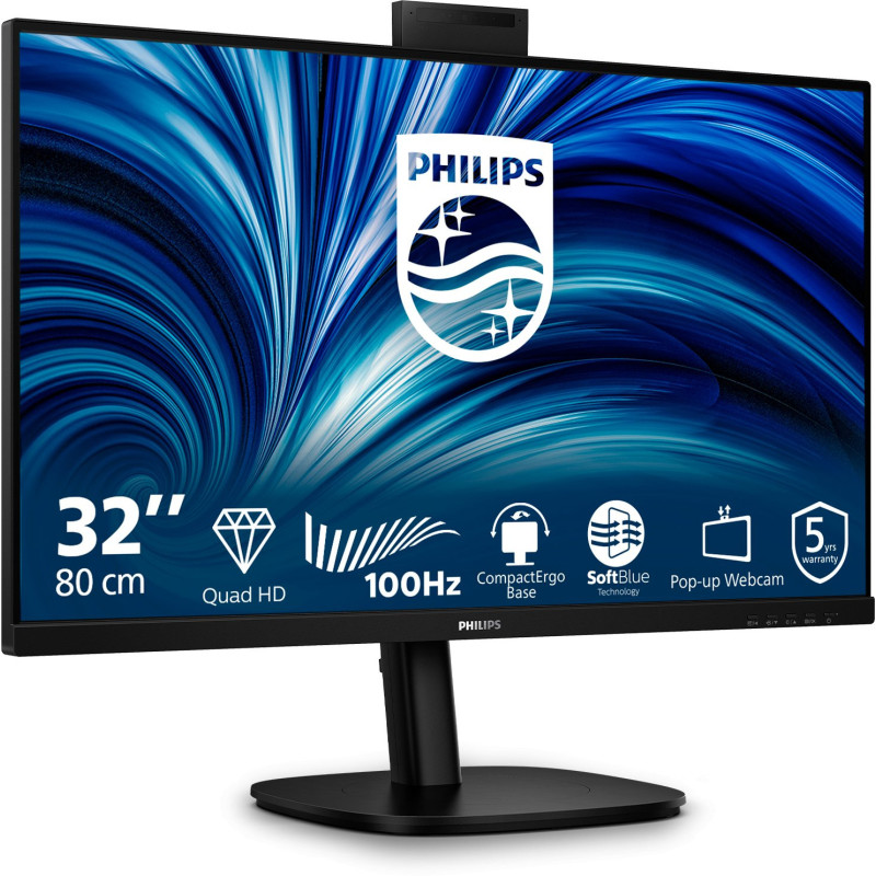 Philips 80 0cm (31 5") 32B2U3601H 16:09 HDMI+DP+USB-C black