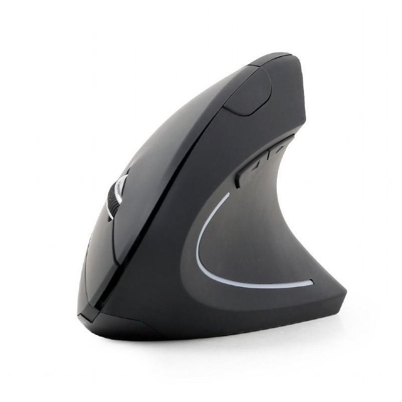 Gembird MUSW-ERGO-01 2.4GHz Wireless Optical Mouse USB Wireless connection Black