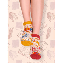 Ankle Socks "Mól książkowy" ("Bookworm") 35-38