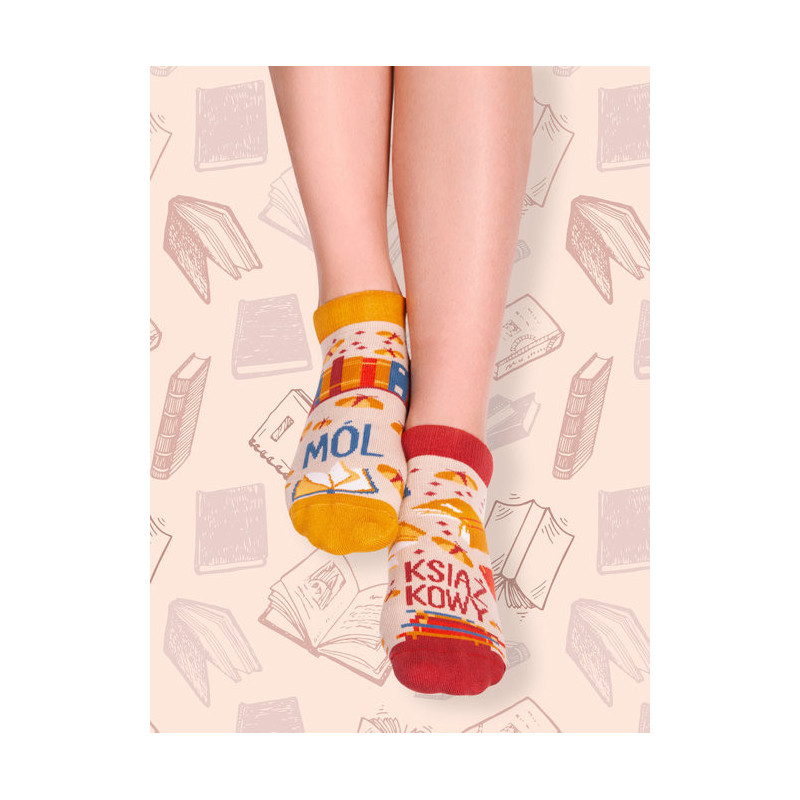 Ankle Socks "Mól książkowy" ("Bookworm") 35-38