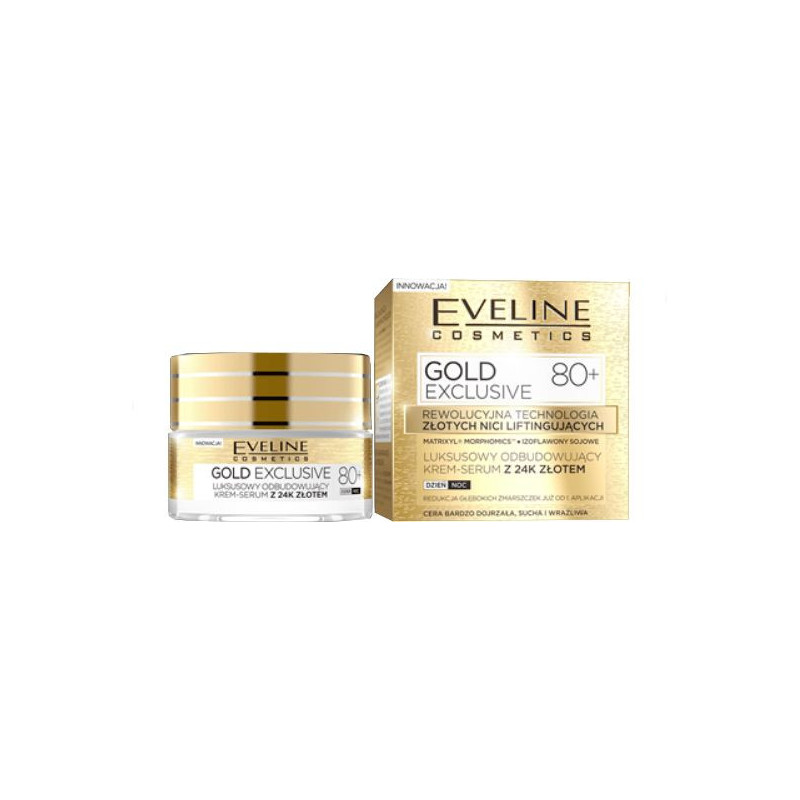 Eveline Gold Lift Expert 80+ Regenerating Cream-Serum for Day and Night 50ml