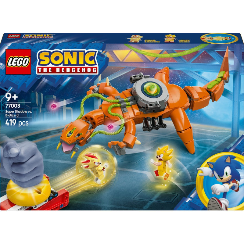 LEGO Sonic 77003 Super Shadow mod Biolizard