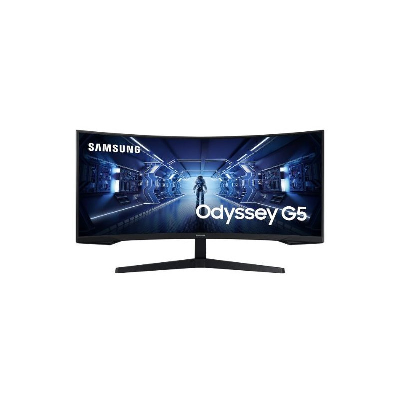 Samsung Curved LC34G55TWWPXEN 34 " VA UWQHD 3440 x 1440 21:9 1 ms 250 cd / m Black 165 Hz
