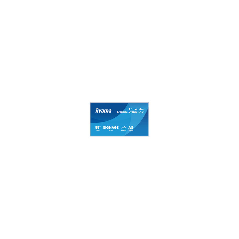 IIYAMA 139.0cm(55") LH5581UHSG-1AG 16:9 2xHDMI+USB-C (Speditionsversand)