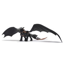 How To Train Your Dragon Movie Plasma Blast Night Fury figuuri (0681147058835)