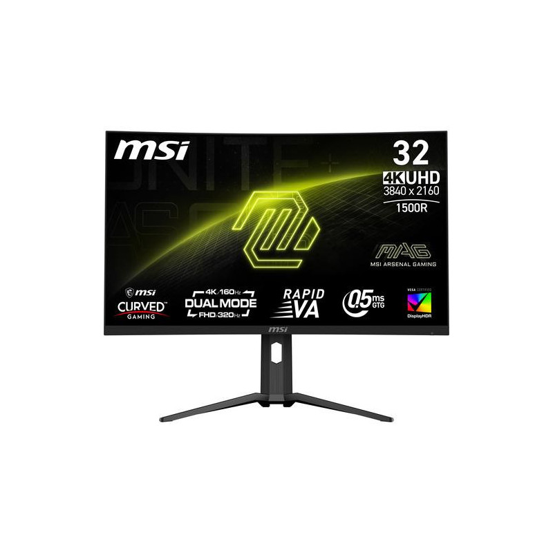Monitor MAG 321CUPDF 31.5 cala / LED / UHD / Curved / 160HZ / Black