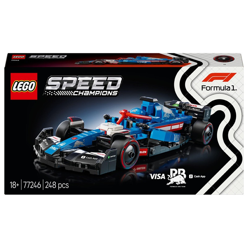 LEGO Speed Champions 77246 Visa Cash App RB VCARB 01 F1 Rennauto