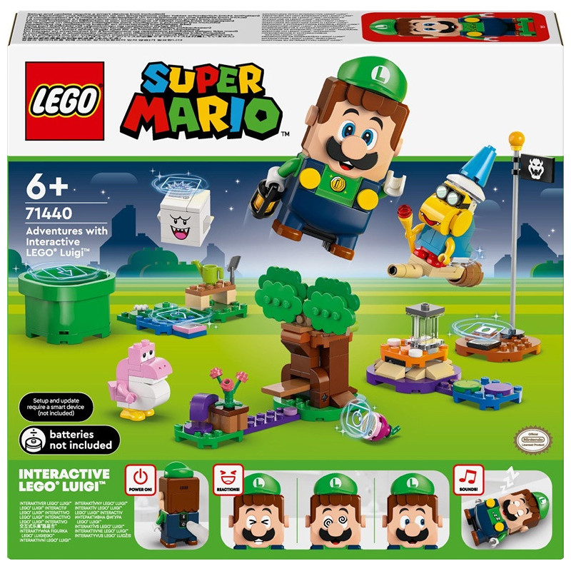 LEGO Super Mario 71440 - Interaktiivisen LEGO Registered Luigi Trademark hahmon seikkailut