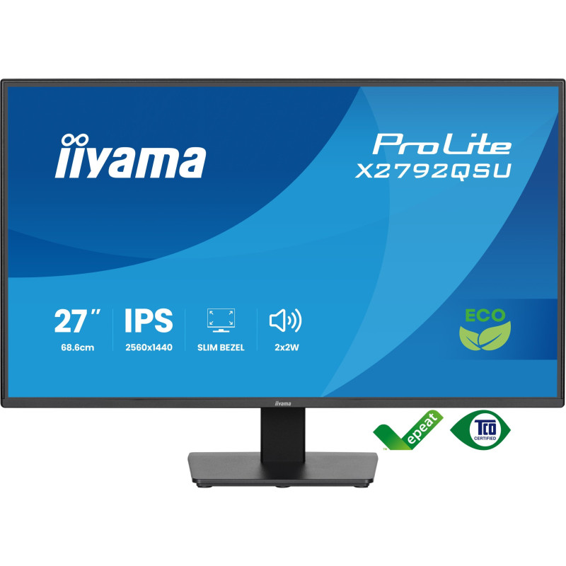 iiyama ProLite X2792QSU-B1 - 120Hz QHD IPS 27"