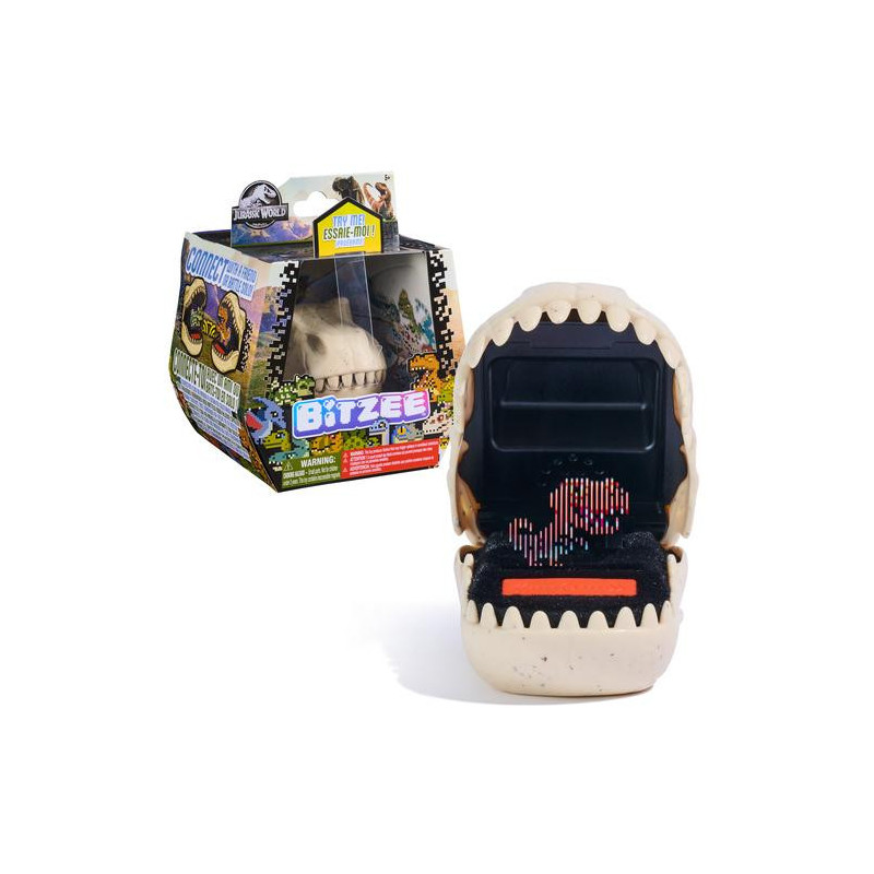Bitzee Jurassic World Interactive Dinosaur Toy with 25 Dinosaurs Inside Reacts to Touch Pods Connect &amp; Interact Digi