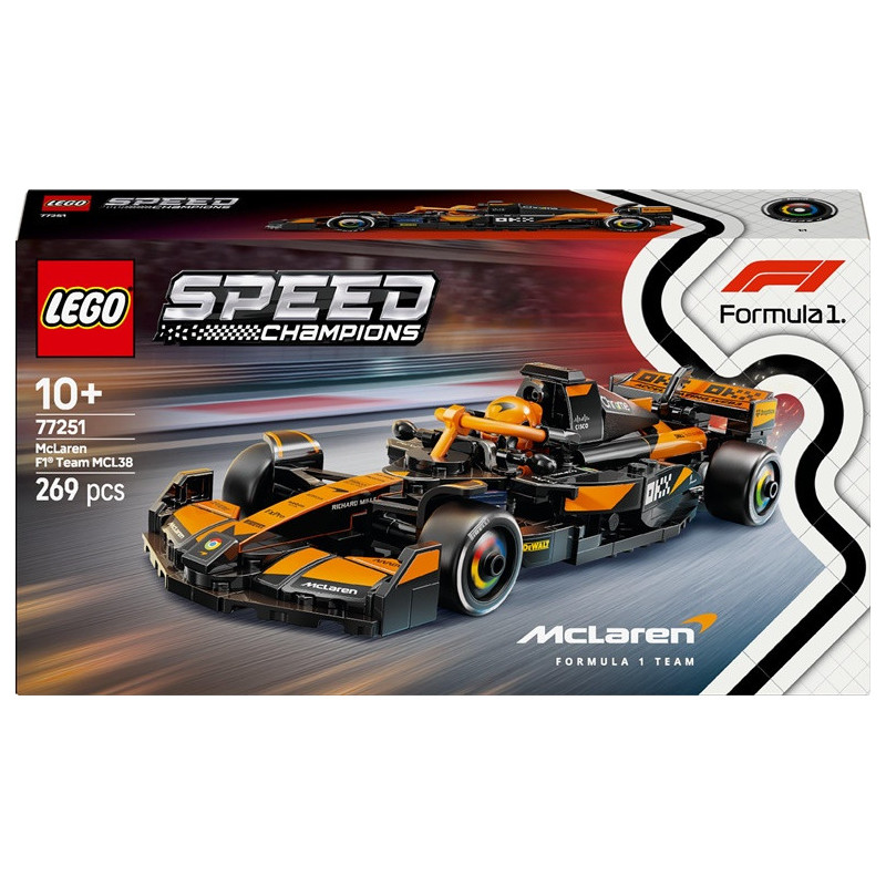 LEGO Speed Champions 77251 -McLaren F1 Registered Team MCL38 kilpa-auto