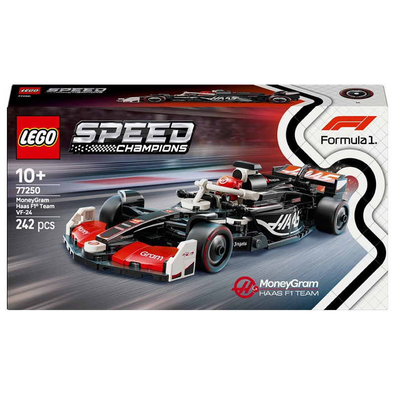 LEGO Speed Champions 77250 - MoneyGram Haas F1 Registered Team VF-24 kilpa-auto