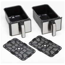 Kenwood HFM20.000MB fryer Double 8 L Stand-alone 1700 W Hot air fryer Black