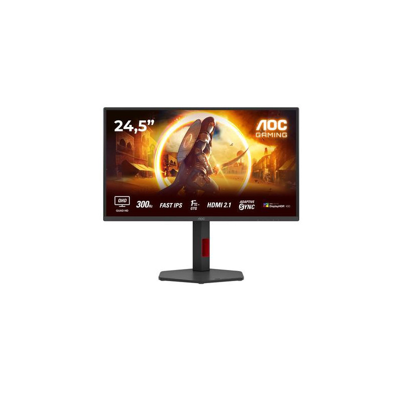 AOC G4 Q25G4SR computer monitor 62.2 cm (24.5") 2560 x 1440 pixels Quad HD LED Black Red