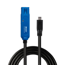 USB Extension Cable - LINDY USB 3.2 C / A Extension Cable 5Gbps 8m, Black