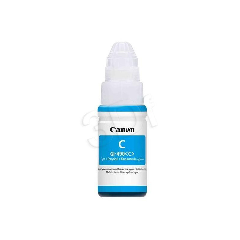 CANON INK GI-490CYAN NON-BLISTER 0664C001