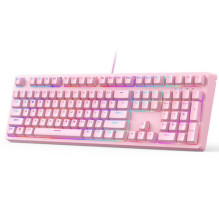 Aukey KM-G15 Blue Switch Pink