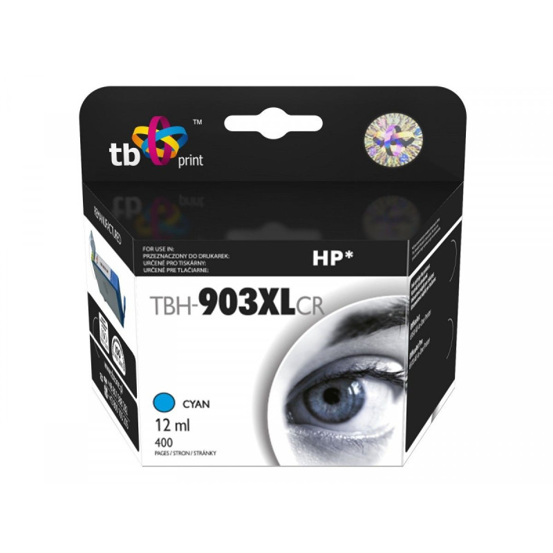 Ink for HP OJ 6950 AiO TBH-903XLCR cyan refabrication