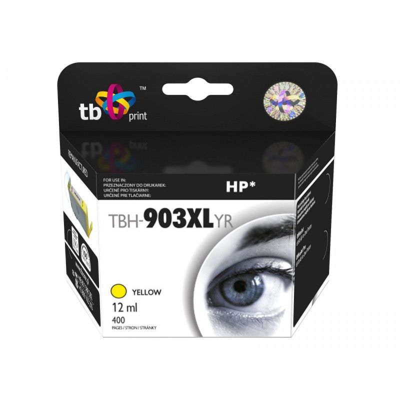 Ink for HP OJ 6950 AiO TBH-903XLYR yellow refabrication