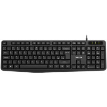 CANYON keyboard KB-1 EN Wired Black
