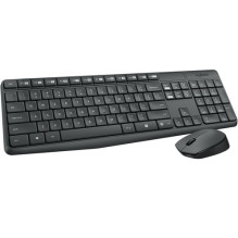 Logitech MK235 Wireless Keyboard and Mouse Combo GREY US