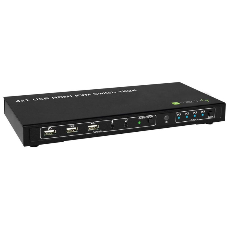 4-port HDMI / USB KVM switch 4x1 with audio