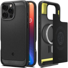 Spigen Rugged Armor iPhone 16 Pro black / black matte ACS08115