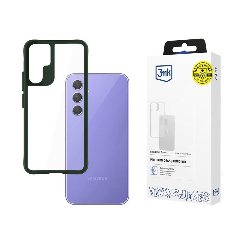 Samsung Galaxy A54 5G - 3mk Satin Armor Case+ Green