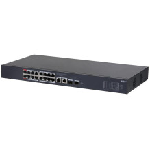 SwitchDAHUADesktop / pedestalRack16x10Base-T / 100Base-TX / 1000Base-T2xSFPPoE ports 16CS4220-16GT-240