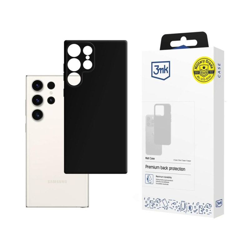 Samsung Galaxy S24 Ultra - 3mk Matt Case black