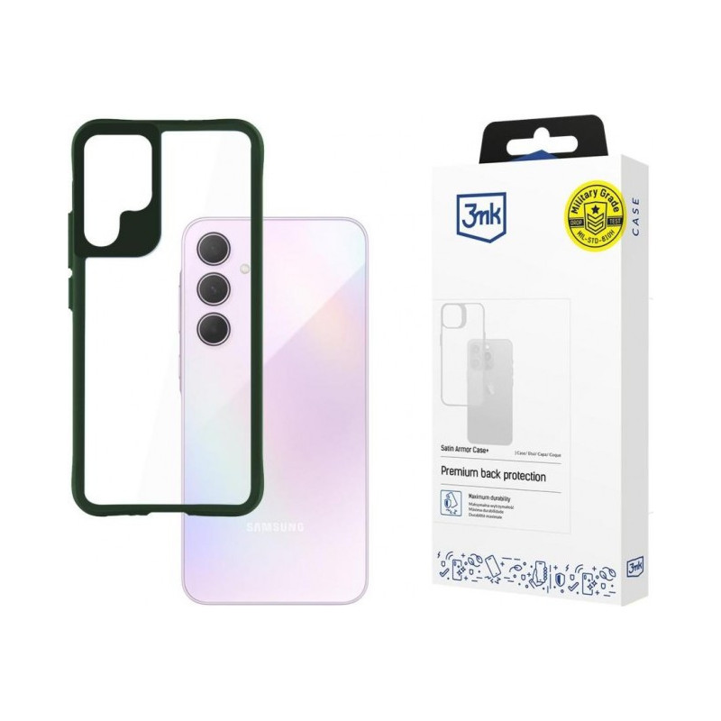 Samsung Galaxy A35 5G - 3mk Satin Armor Case+ Green