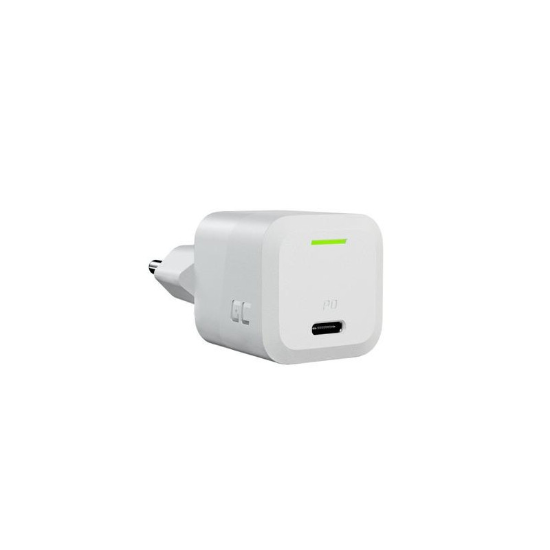 USB Charger Green Cell PowerGaN 33 W PD 3.0 QC 3.0 1x USB-C white