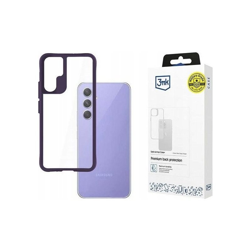 Samsung Galaxy A54 5G - 3mk Satin Armor Case+ Purple