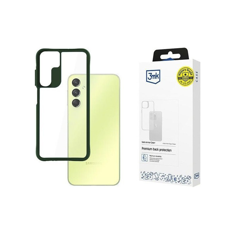 Samsung Galaxy A25 5G - 3mk Satin Armor Case+ Green