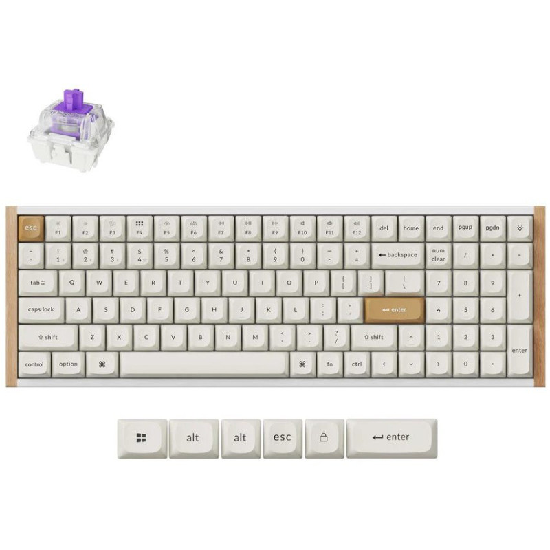 KEYBOARD WRL K4 HE SPECIAL ED / WHITE K4H-Q1 KEYCHRON