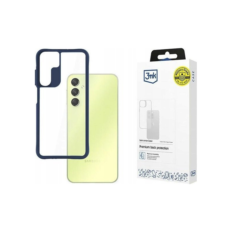 Samsung Galaxy A25 5G - 3mk Satin Armor Case+ Blue