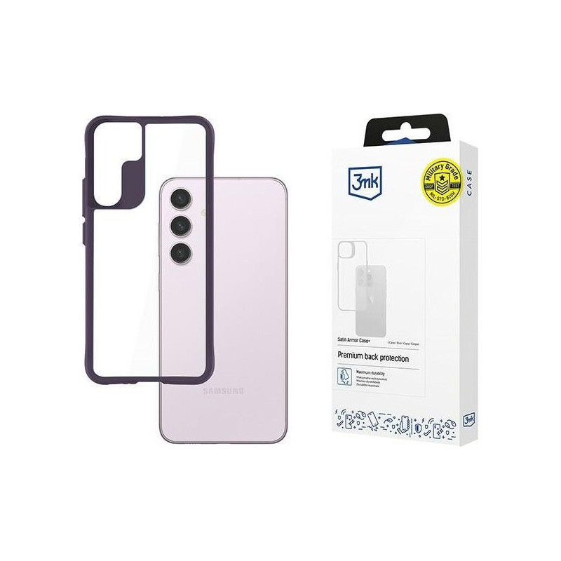 Samsung Galaxy S24 - 3mk Satin Armor Case+ Purple