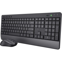 Trust Trezo keyboard Mouse included Universal RF Wireless QWERTY US English Black (24529)