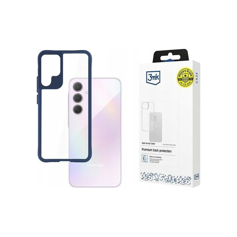 Samsung Galaxy A35 5G - 3mk Satin Armor Case+ Blue